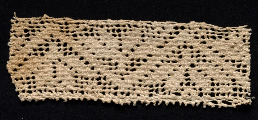 Fragment of a Band with Geometric Motif