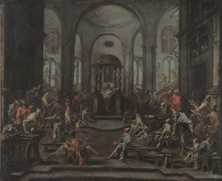 Interior of a Synagogue