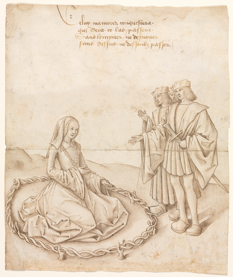 A Lady with Three Suitors