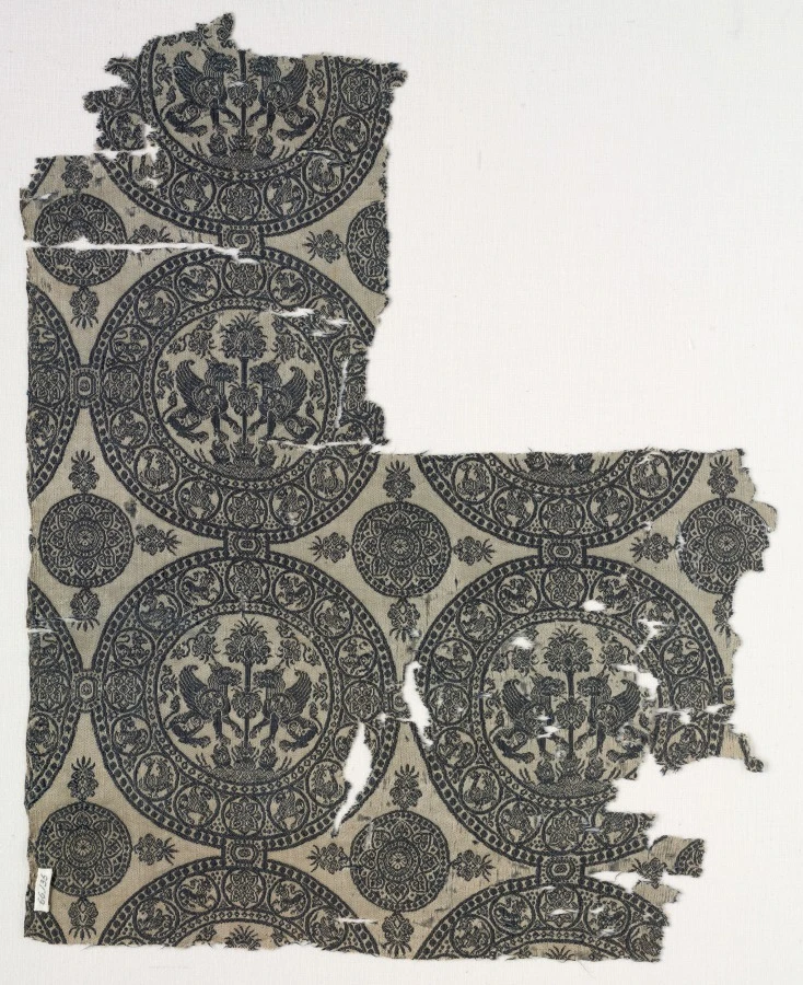 Fragments with Griffins in Roundels