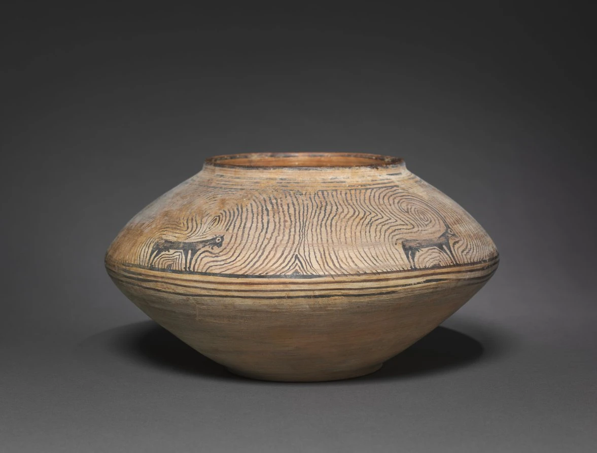 Jar with Four Ibex