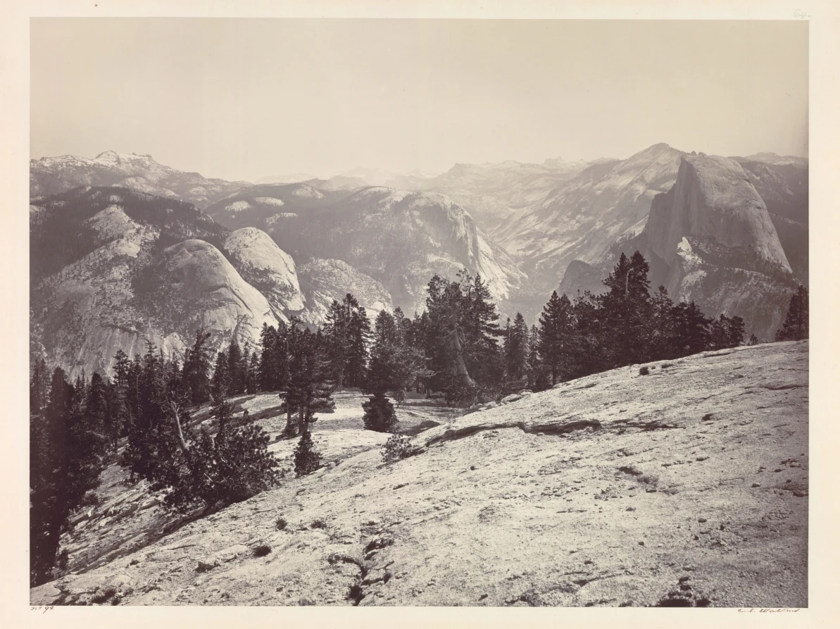 The Domes, from the Sentinel Domes, Yosemite