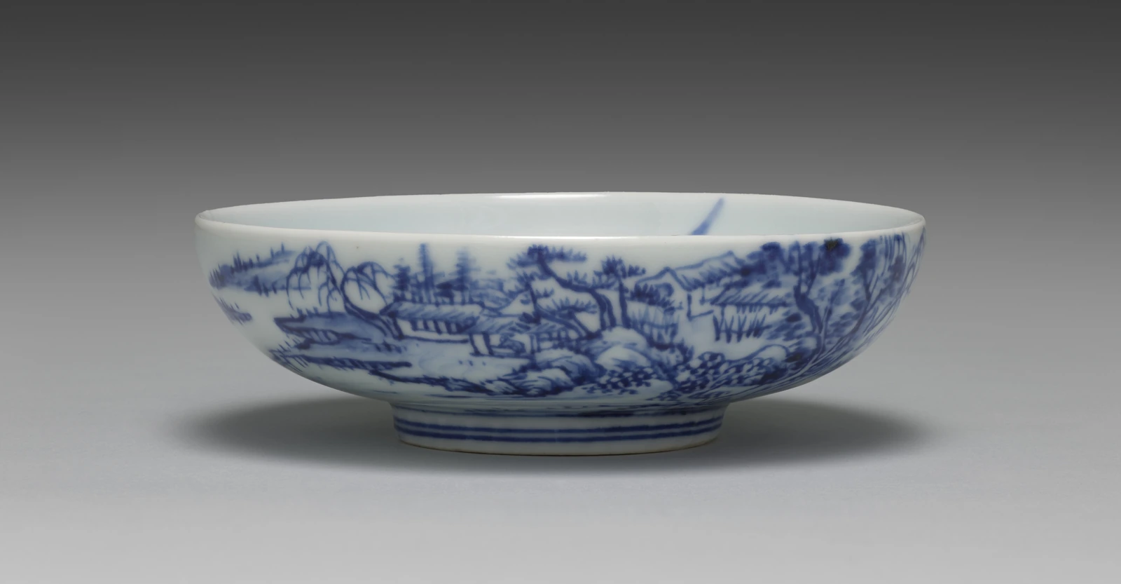 Sweets Dish with Landscape
