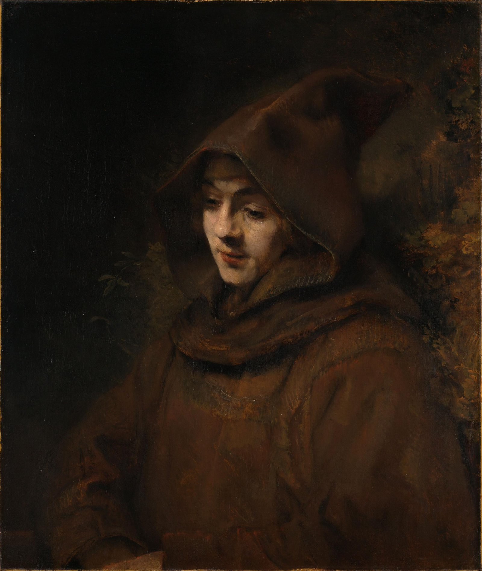 Rembrandt’s Son Titus in a Monk’s Habit