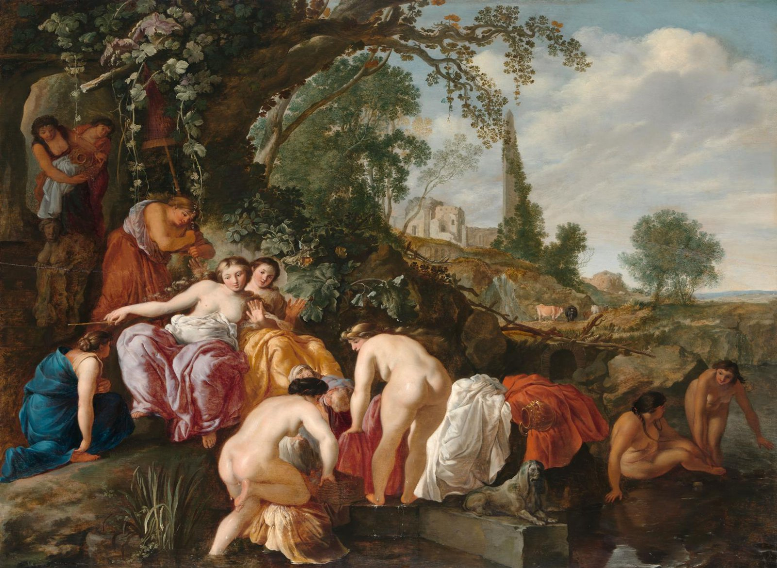 Pharaoh’s Daughter Discovers Moses in the Rush Basket