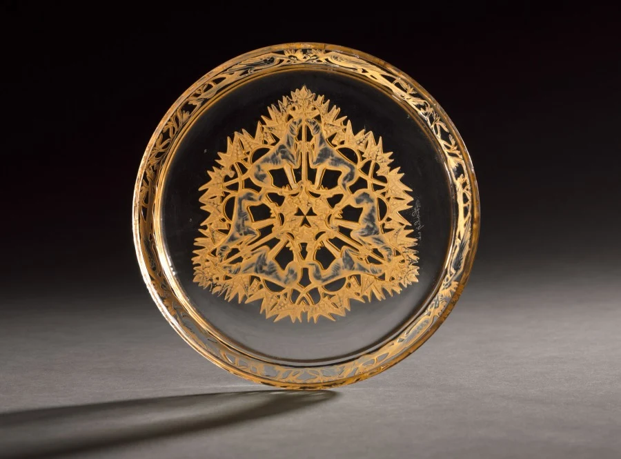 Hunting Dogs Plate (Assiette chasse chiens)