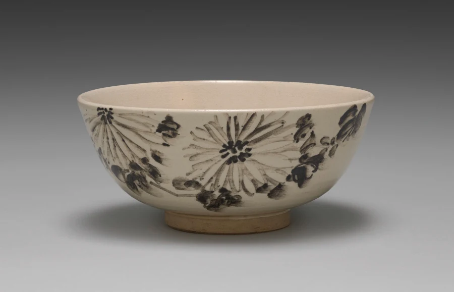 Bowl with Chrysanthemums