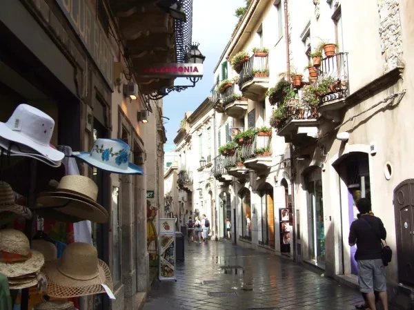 A street in Taormina, Sicily