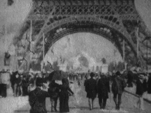 Panorama of Eiffel Tower