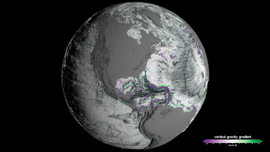 Surface Water and Ocean Topography (SWOT) Vertical Gravity Gradient