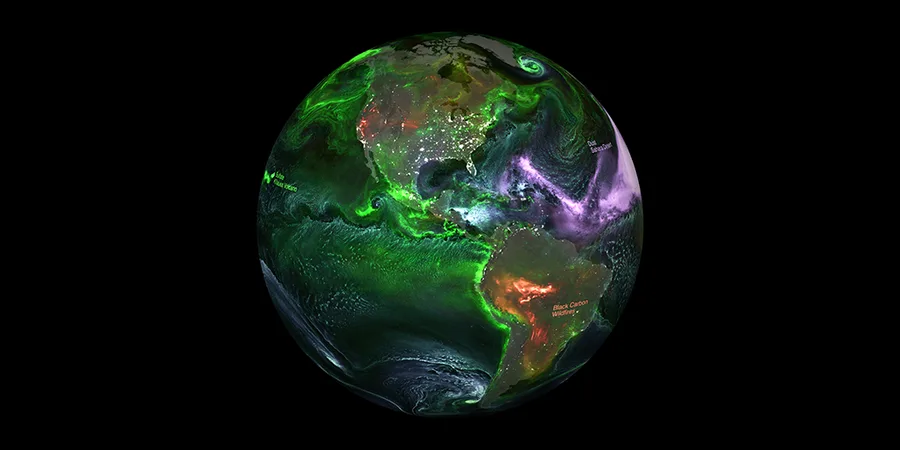 Science On A Sphere: Aerosols in the Air