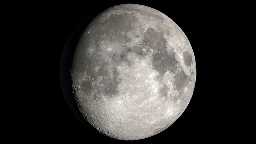 A year of the Moon